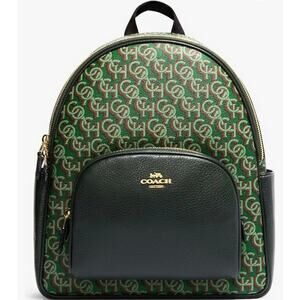 Coach Women's‎ Court Backpack (Monogram Green)